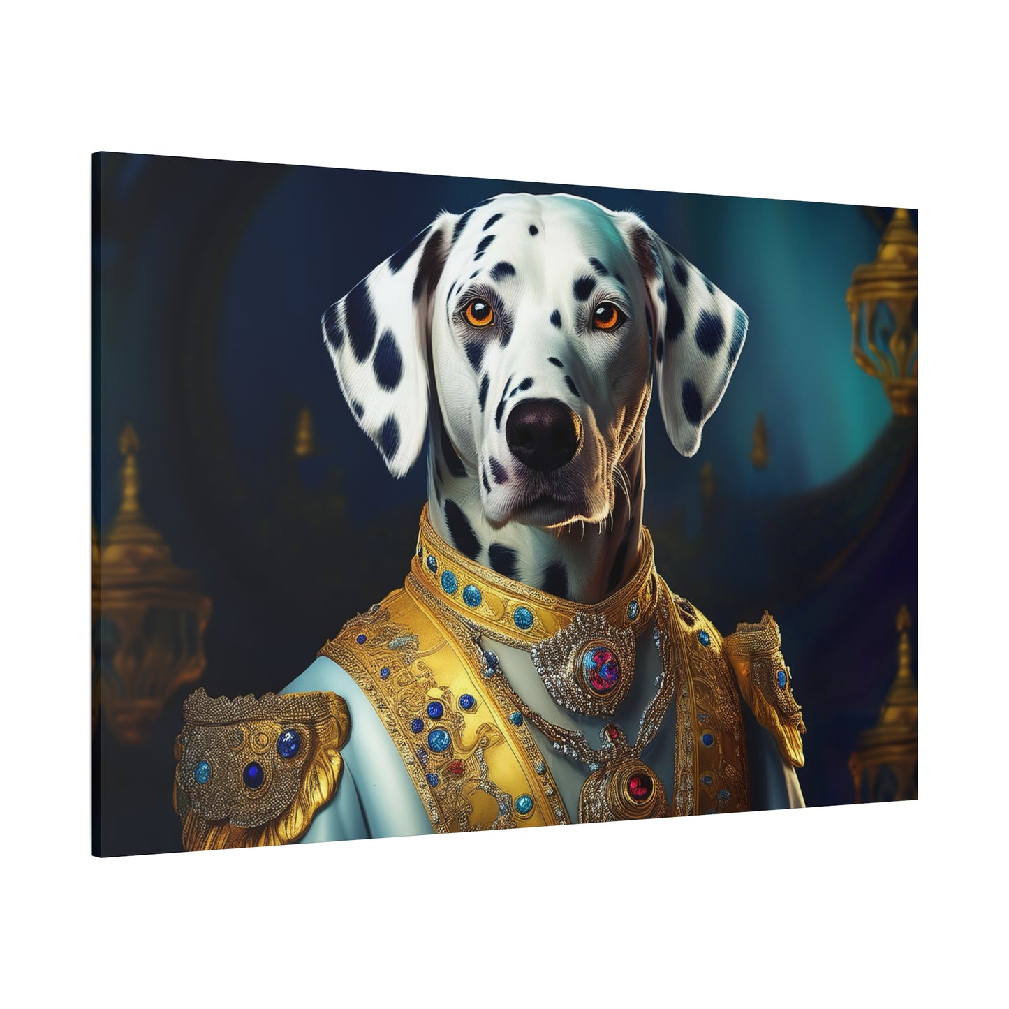 Dalmation Renaissance Pet Portrait Canvas | Wall art | Wall print | Dog art