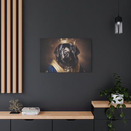 Newfoundland Renaissance Pet Portrait on Canvas | wall art | wall print
