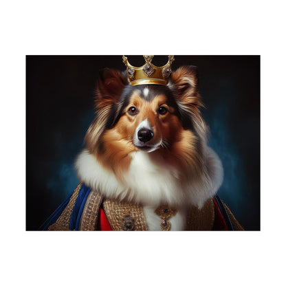 Shetland Sheepdog Renaissance Dog Portrait Art Print, Wall Decor Gift, Animal Lover Home Decor, Dog Wall Art
