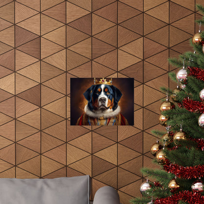 Bernese Mountain Dog Renaissance Pet Portrait Print, Art Print, Wall Art, Wall Prints, Dog Wall Art