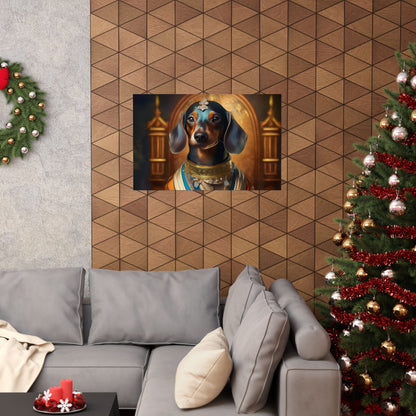 Dachshund Dog Renaissance Pet Portrait Print | Wall Art | Wall Print | Dog Art