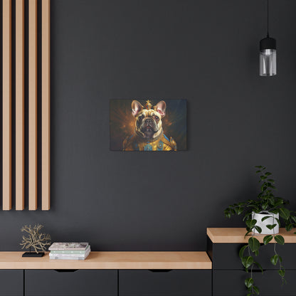 French Bulldog Renaissance Pet Portrait on Canvas | Wall Print | Wall Art | Dog Art