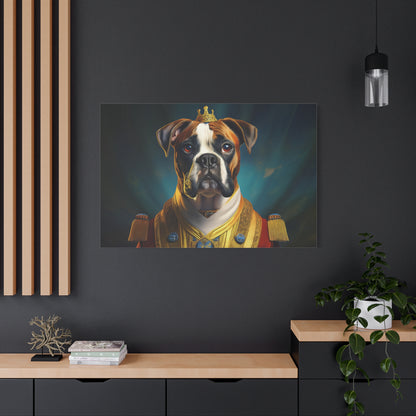 Boxer Renaissance Pet Portrait  on Canvas, wall art, wall print, dog portrait, dog art