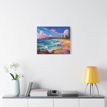 Coogee Beach Australia Coastal Canvas Art | Style 1 | Wall Art | Wall Print