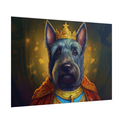 Scottish Terrier Renaissance Pet Portrait Print, Dog Lover Wall Art, Animal Artwork, wall prints, wall art, Dog Memorial Gift