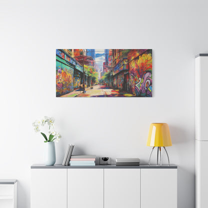 Melbourne Street Graffiti Australia on Canvas | Style 2 | Wall Art | Wall Print