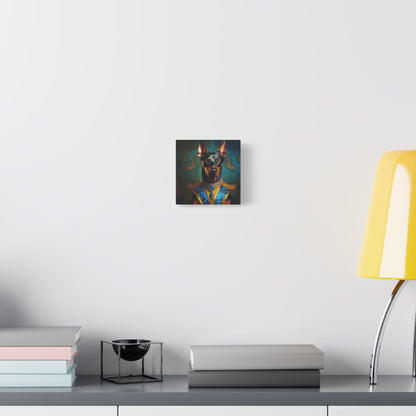 Doberman Pinscher Renaissance Pet Portrait on Canvas | wall art | wall print | Dog Art
