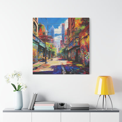 Melbourne Street Graffiti Australia on Canvas | Style 2 | Wall Art | Wall Print