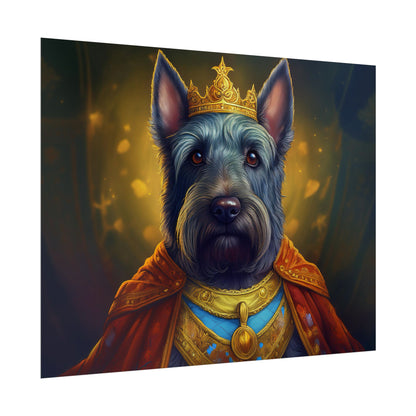 Scottish Terrier Renaissance Pet Portrait Print, Dog Lover Wall Art, Animal Artwork, wall prints, wall art, Dog Memorial Gift