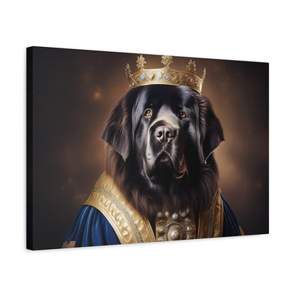 Newfoundland Renaissance Pet Portrait on Canvas | wall art | wall print