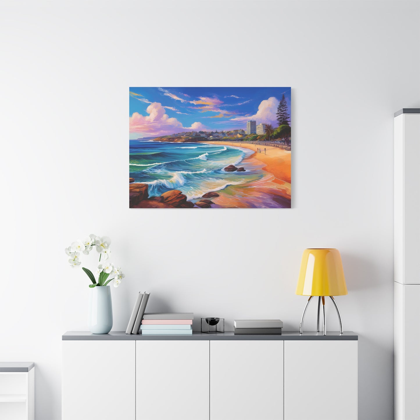 Coogee Beach Australia Coastal Canvas Art | Style 1 | Wall Art | Wall Print