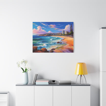 Coogee Beach Australia Coastal Canvas Art | Style 1 | Wall Art | Wall Print