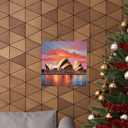 Sydney Opera House Australia Painting Print | Wall Art | Wall Print