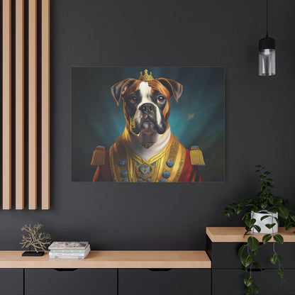 Boxer Renaissance Pet Portrait  on Canvas, wall art, wall print, dog portrait, dog art