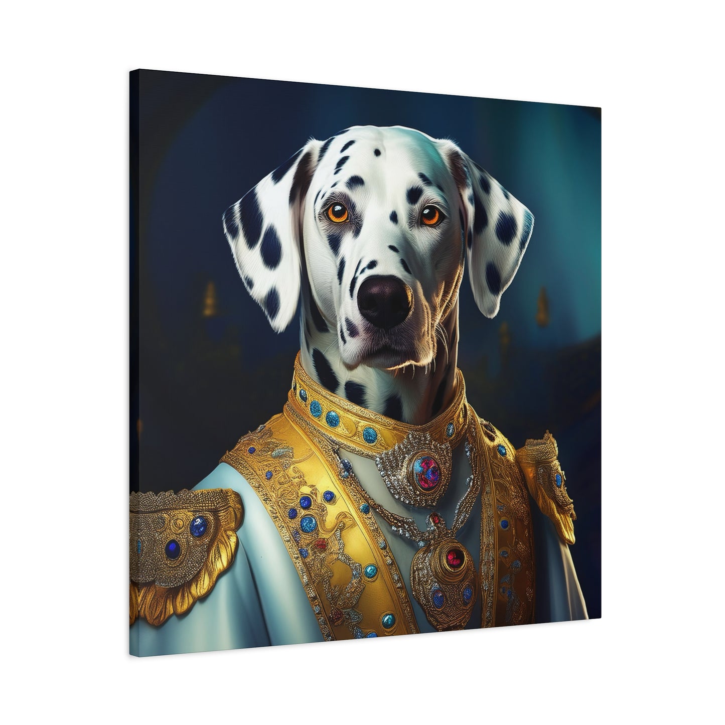 Dalmation Renaissance Pet Portrait Canvas | Wall art | Wall print | Dog art