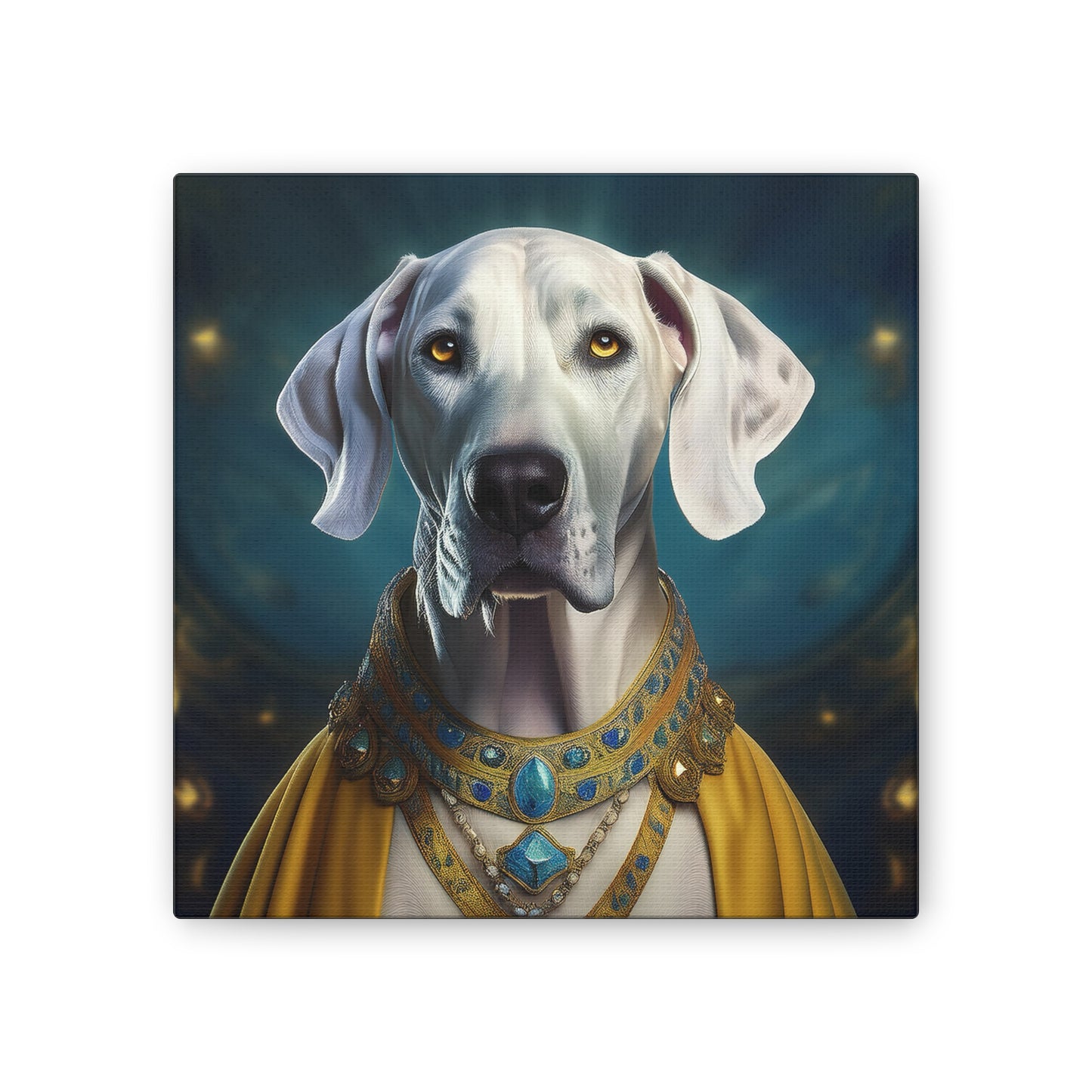 Great Dane Renaissance Pet Portrait  - Canvas, wall art, wall print, dog portrait, dog art