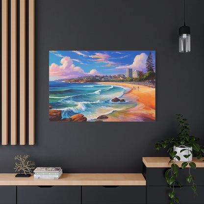 Coogee Beach Australia Coastal Canvas Art | Style 1 | Wall Art | Wall Print