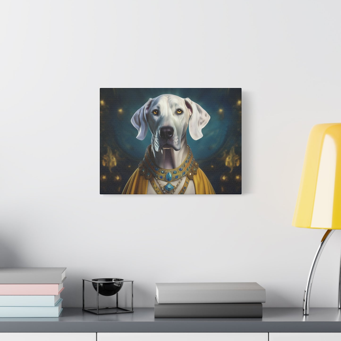 Great Dane Pet Portrait Renaissance - Canvas, wall art, wall print, dog portrait, dog art
