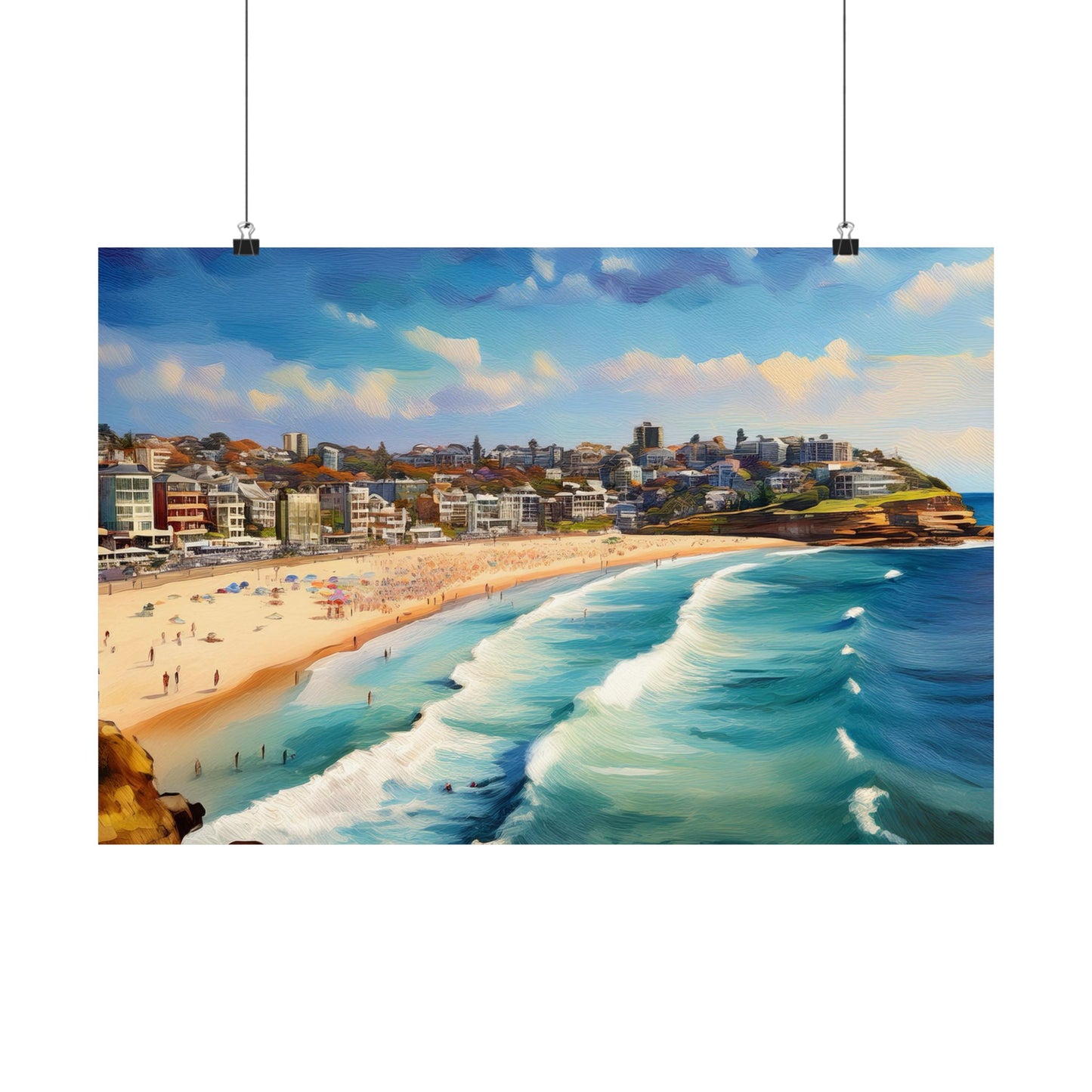 Bondi Beach Australia Coastal Print | Style 1 | Wall Art | Wall Print