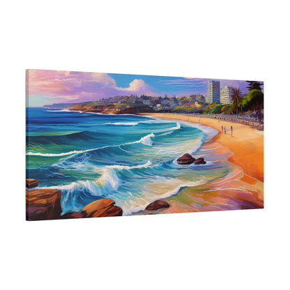 Coogee Beach Australia Coastal Canvas Art | Style 1 | Wall Art | Wall Print