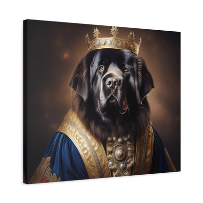 Newfoundland Renaissance Pet Portrait on Canvas | wall art | wall print