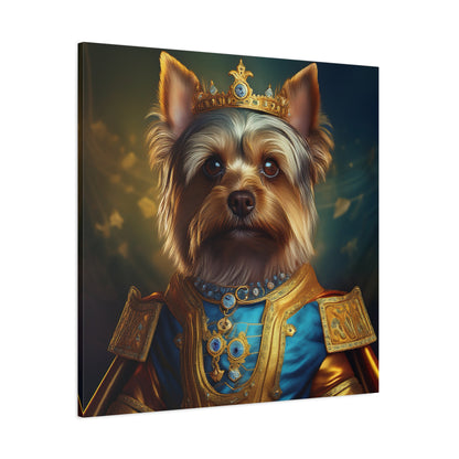 Yorkshire Terrier Renaissance Pet Portrait on Canvas | Wall Art | Wall Print | Dog Art