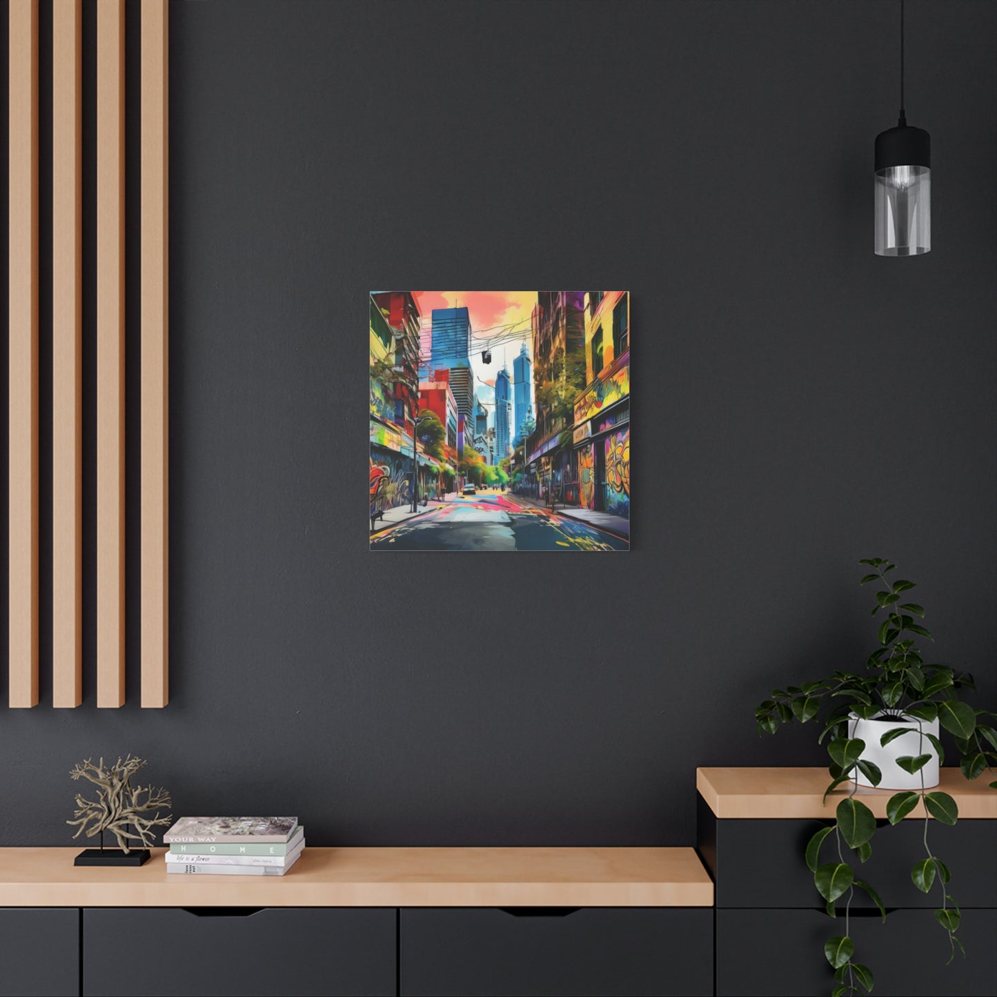 Melbourne Street Graffiti Australia Canvas Art | Style 1 | Wall Art | Wall Print