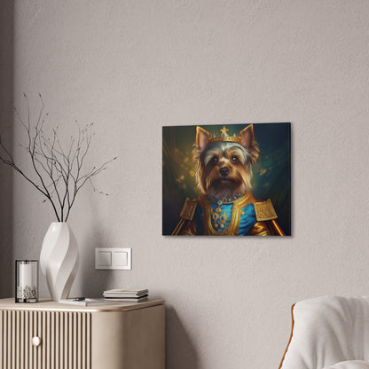 Yorkshire Terrier Renaissance Pet Portrait on Canvas | Wall Art | Wall Print | Dog Art