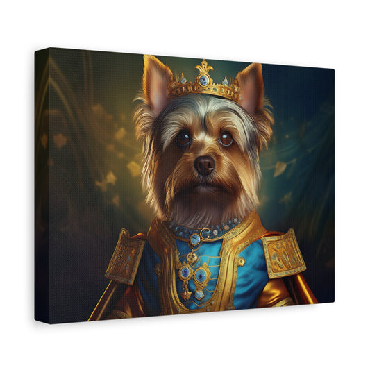 Yorkshire Terrier Renaissance Pet Portrait on Canvas | Wall Art | Wall Print | Dog Art