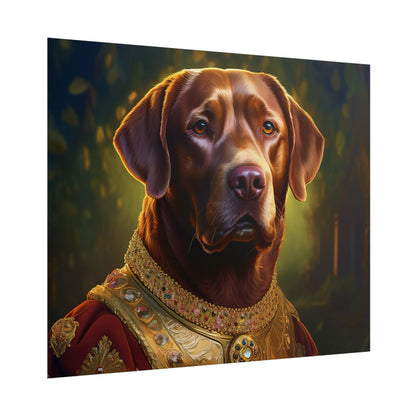 Chesapeake Bay Retriever Dog Renaissance Pet Portrait Print, Animal Lover print, Dog Wall Art, wall print, wall art