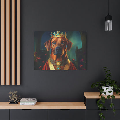 Rhodesian Ridgeback Renaissance Pet Portrait  on Canvas, wall art, wall print, dog portrait, dog art