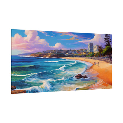 Coogee Beach Australia Coastal Canvas Art | Style 1 | Wall Art | Wall Print