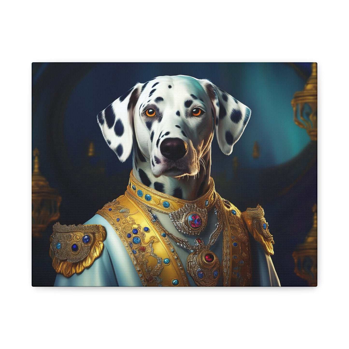 Dalmation Renaissance Pet Portrait Canvas | Wall art | Wall print | Dog art