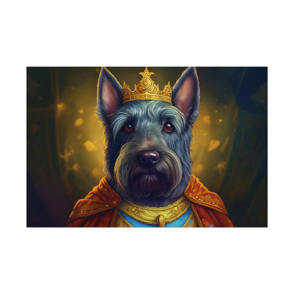 Scottish Terrier Renaissance Pet Portrait Print, Dog Lover Wall Art, Animal Artwork, wall prints, wall art, Dog Memorial Gift