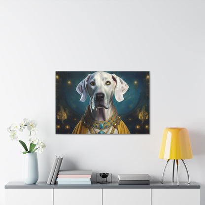 Great Dane Renaissance Pet Portrait  - Canvas, wall art, wall print, dog portrait, dog art