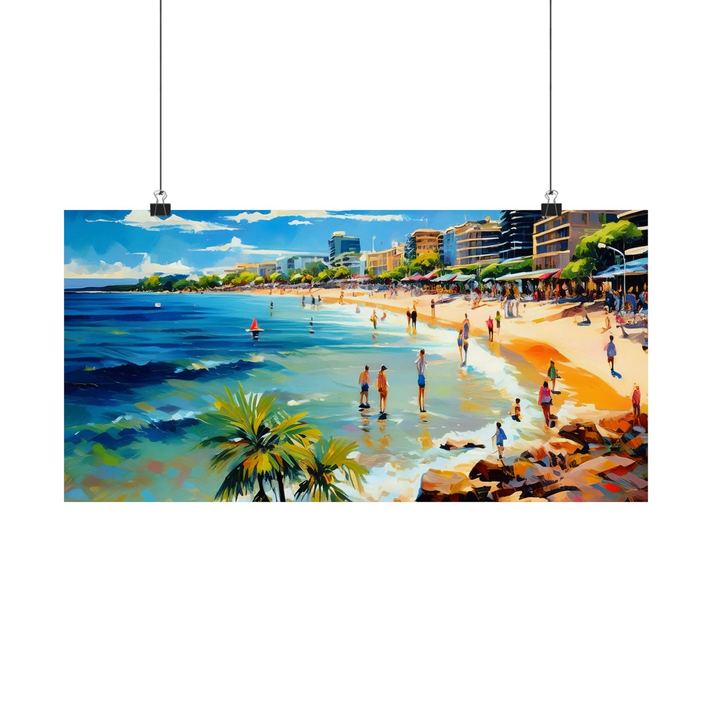 Manly Beach Australia Coastal Print | Style 1 | Wall Art | Wall Print