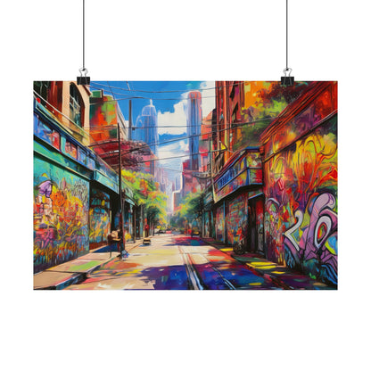 Melbourne Street Graffiti Australia Print | Style 2 | Wall Art | Wall Print