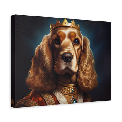 Cocker Spaniel Renaissance Pet Portrait on Canvas | Wall art | wall print