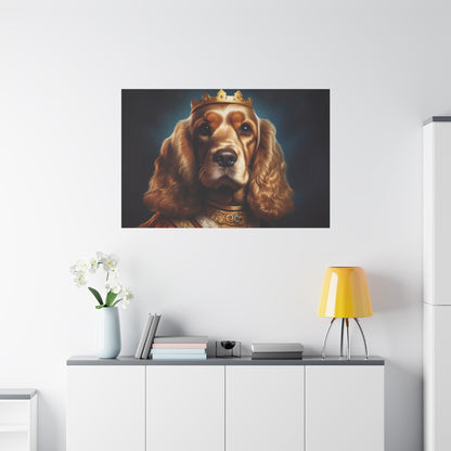 Cocker Spaniel Renaissance Pet Portrait on Canvas | Wall art | wall print
