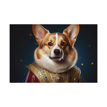 Pembroke Welsh Corgi Renaissance Pet Portrait Print | Wall Art | Wall Print | Dog Art