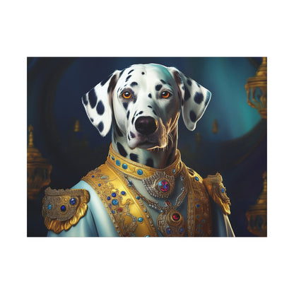 Dalmation Renaissance Pet Portrait Canvas | Wall art | Wall print | Dog art