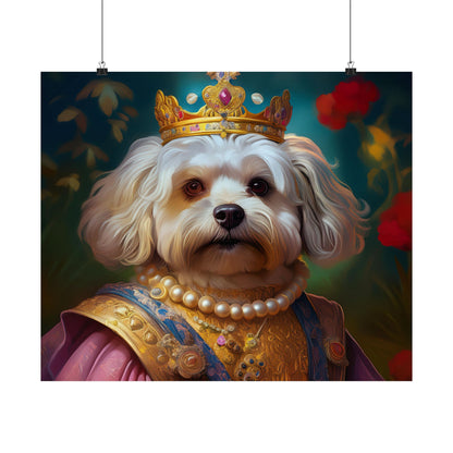 Havanese Dog Renaissance Pet Portrait Print, Wall print, wall art, Animal Lover Home Decor, Dog Wall Art