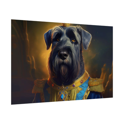 Giant Schnauzer Pet Renaissance Portrait Print, Dog Lover Wall Print | Wall Art | Wall Print