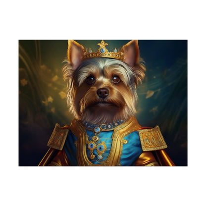 Yorkshire Terrier Dog Renaissance Pet Portrait Print | Wall Art | Wall Print | Dog Art