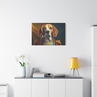 Beagle Renaissance Pet Dog Portrait  - Canvas, wall art, wall print, dog portrait, dog art