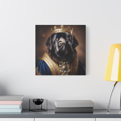 Newfoundland Renaissance Pet Portrait on Canvas | wall art | wall print