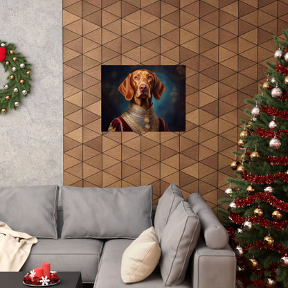 Vizsla Renaissance Pet Portrait Print,  Art Print, Wall Decor,  Animal Print, Dog Wall Art, Wall print, wall art, dog art