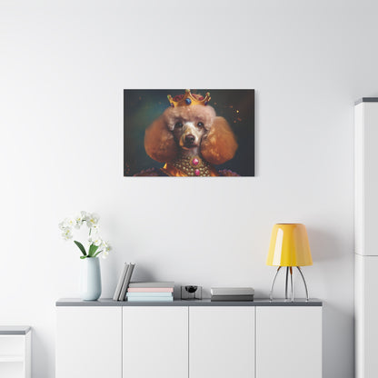 Poodle Pet Dog Renaissance Portrait on Canvas | Wall art | wall print