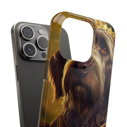 Wirehaired Pointing Griffon Renassaince Dog Portrait Slim Phone Case