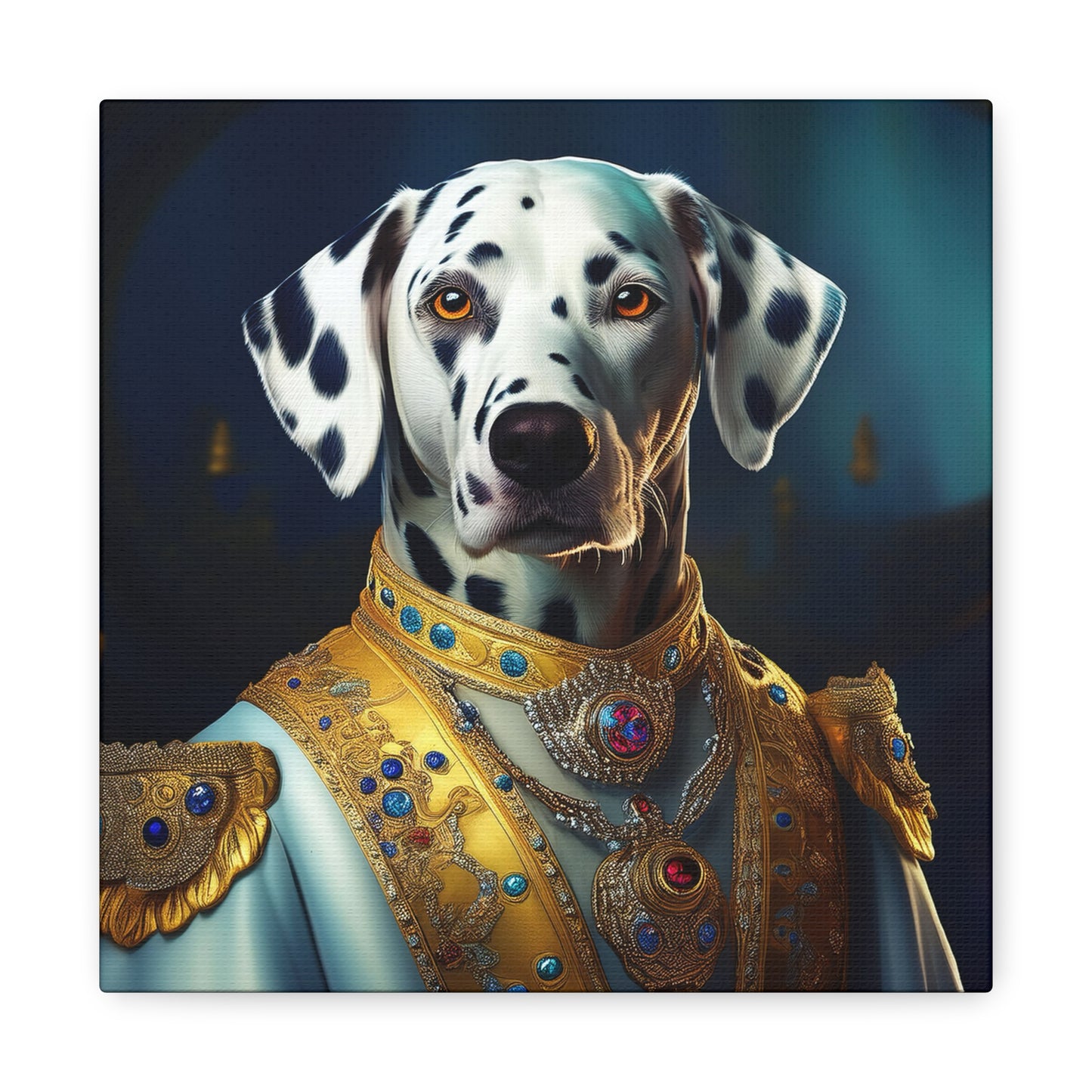 Dalmation Renaissance Pet Portrait Canvas | Wall art | Wall print | Dog art
